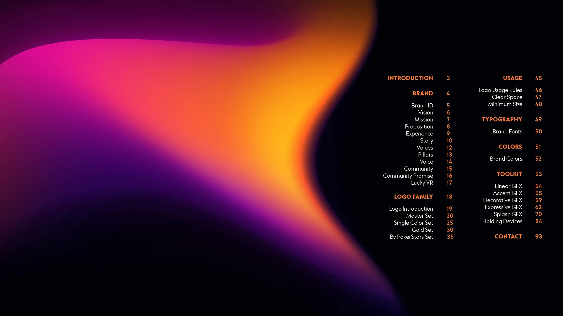 Vegas Infinite Brand Book Page 2