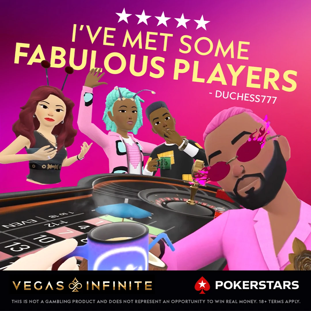 Vegas Infinite Social Post - I've Met Some Fabulous Players